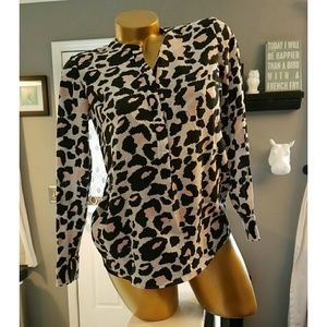Animal print top